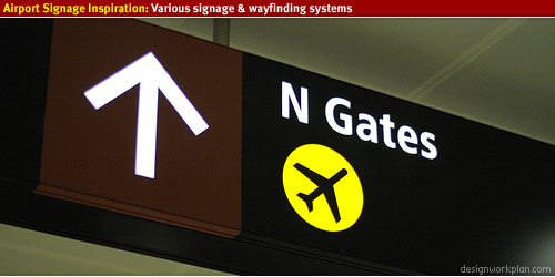 Airport signage and wayfinding inspiration