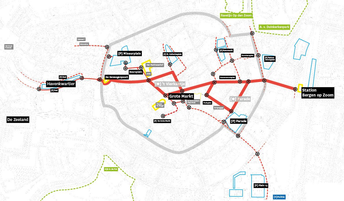 Strategy city wayfinding Bergen op Zoom