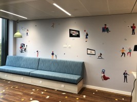 Zoom stories wall brand experience